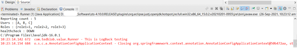 LogBack ConsoleAppender - System.err