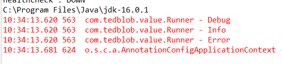 LogBack ConsoleAppender System.err with Debug log level
