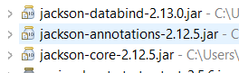 Jackson dependencies